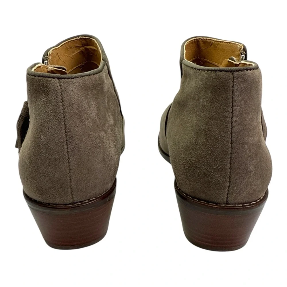 Vionic Women’s Joy Serena Gray Suede Ankle Boots Comfort Support Shoes Size 7.5‎